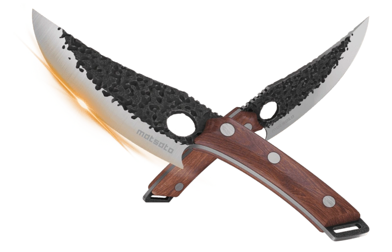 Matsato Premium Japanese Chef Knife Blade Detail